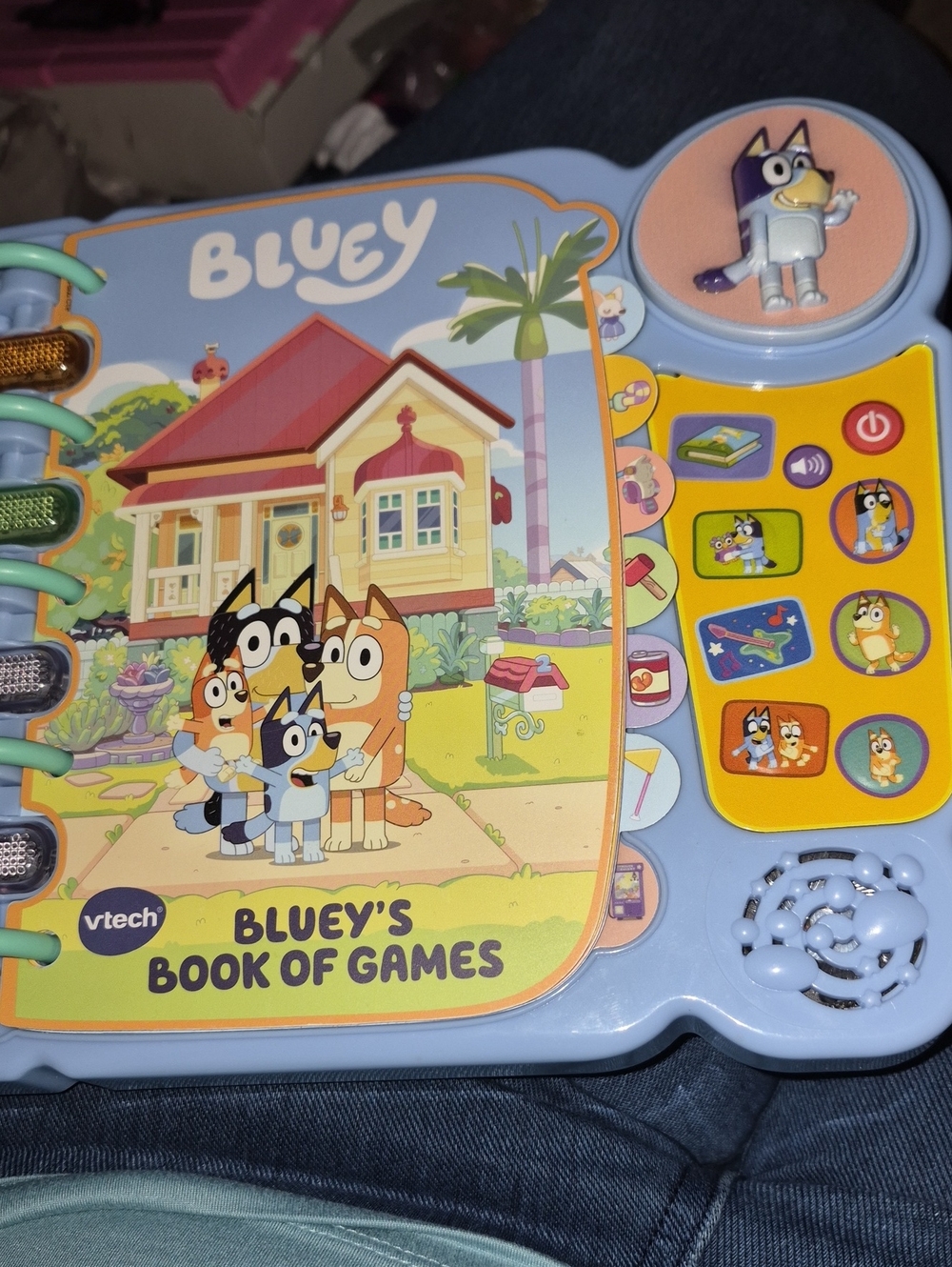 Bluey Blue Interactive Kids Book of Games